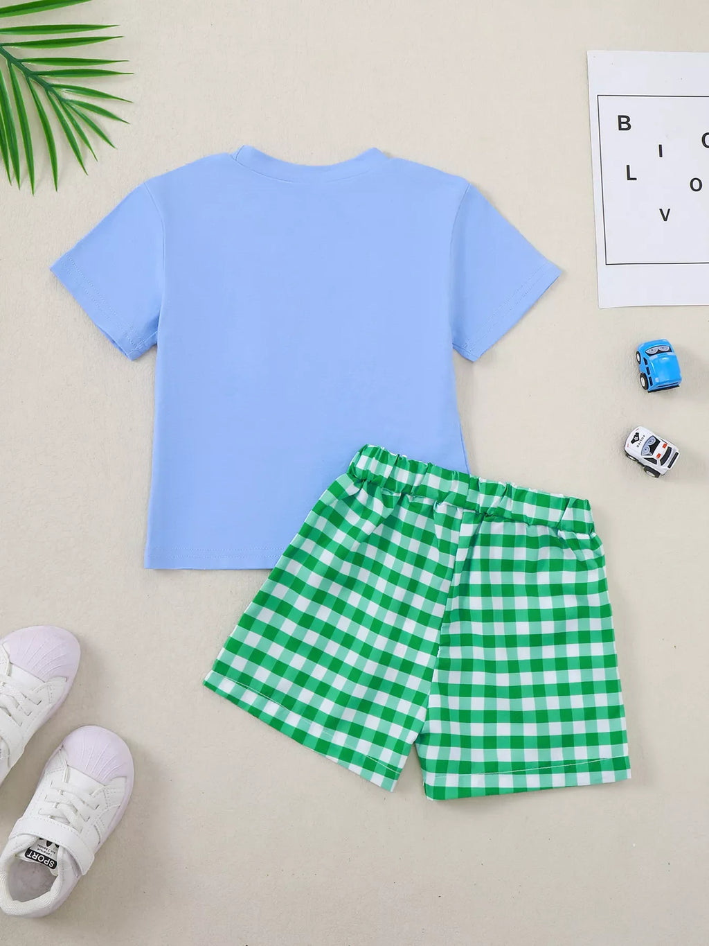 Children's Frog Short Sleeve T-Shirt & Shorts Set