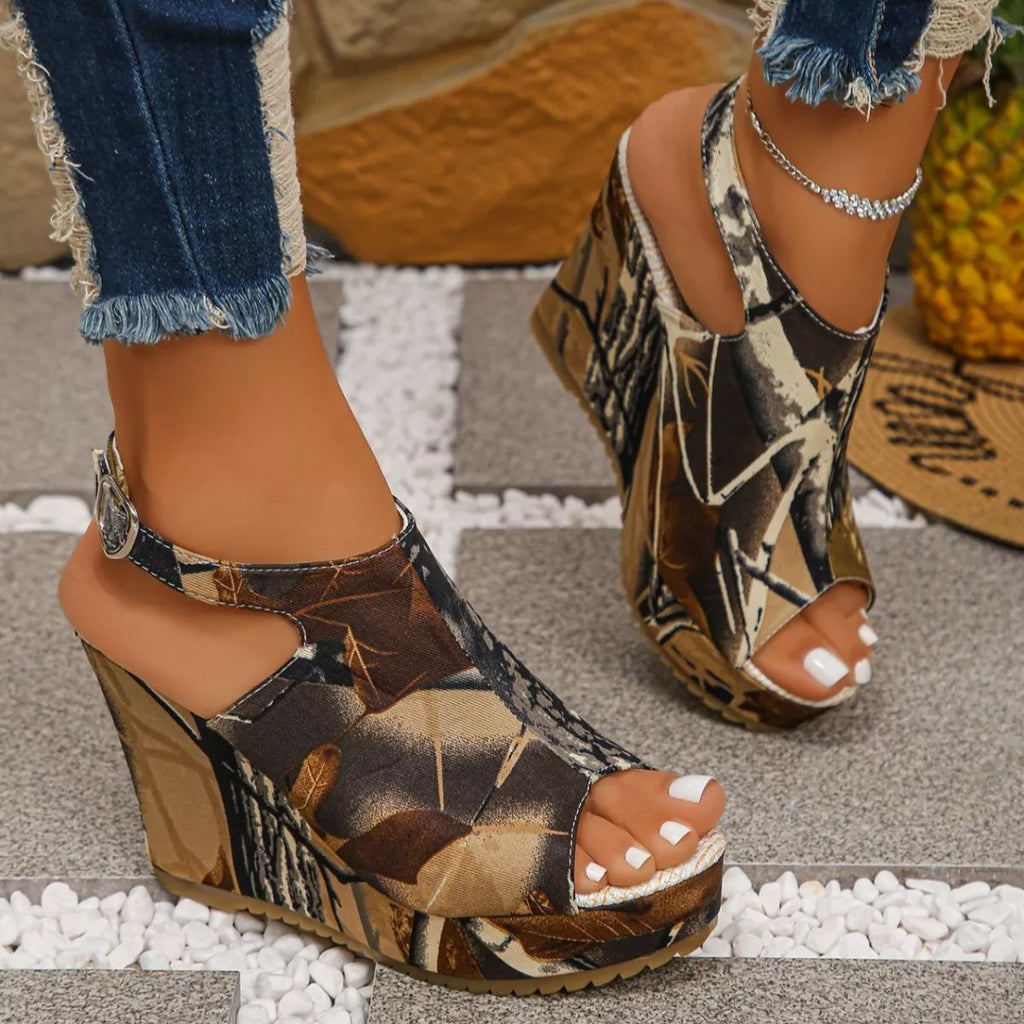 Open Toe Wedge Sandals