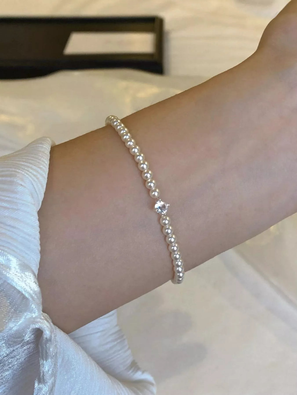 Adjustable Pearl Bracelet