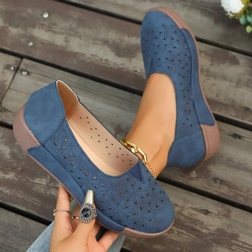 Hollow-Out Casual Loafers