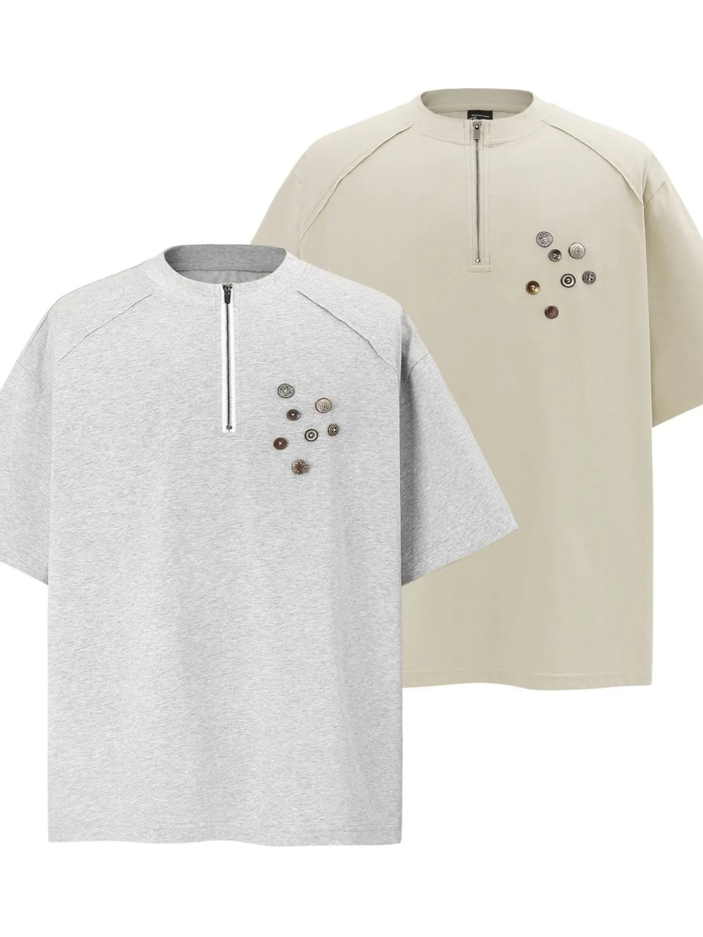 Men's Quarter-Zip Short Sleeve T-Shirt