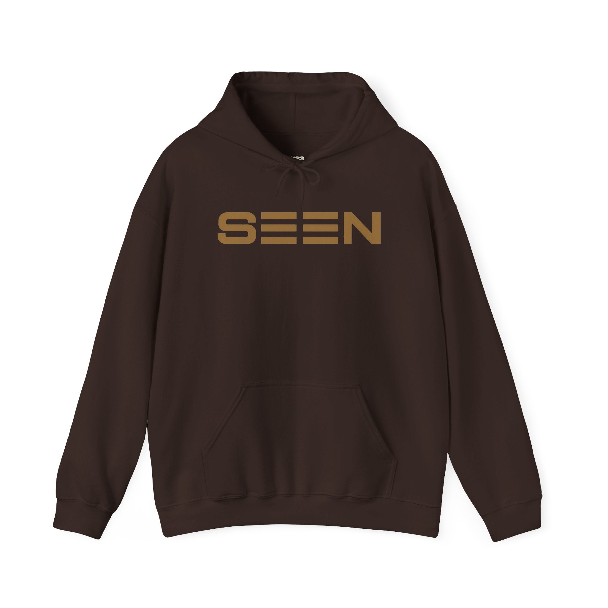 SEEN. Logo Hoodie — Bold Retro Stripe Pullover