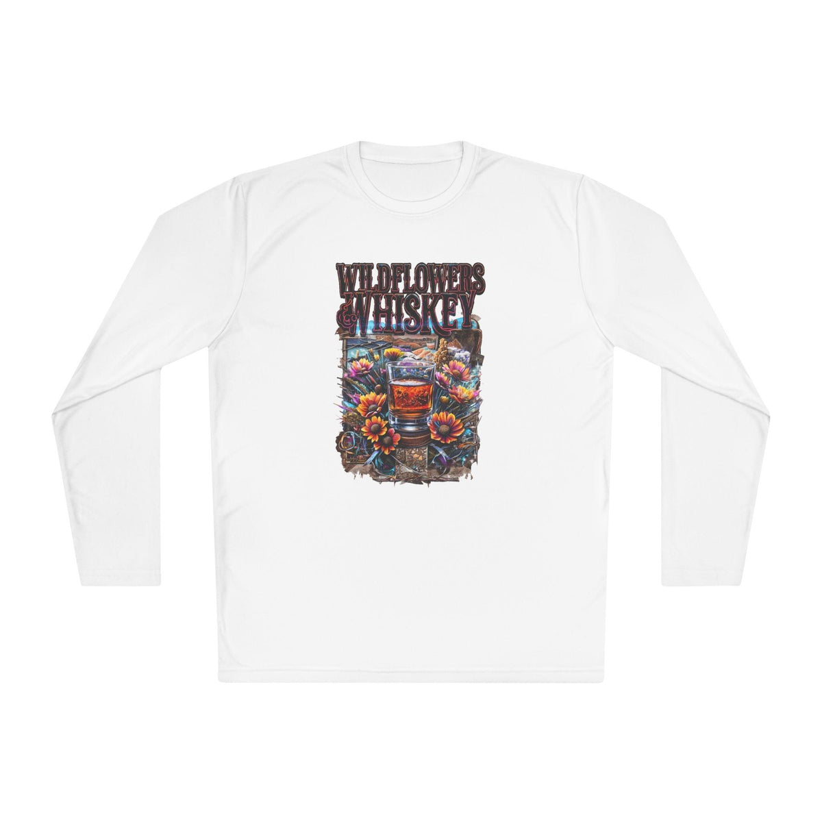 Wildflowers and Whiskey Lightweight Long Sleeve Tee