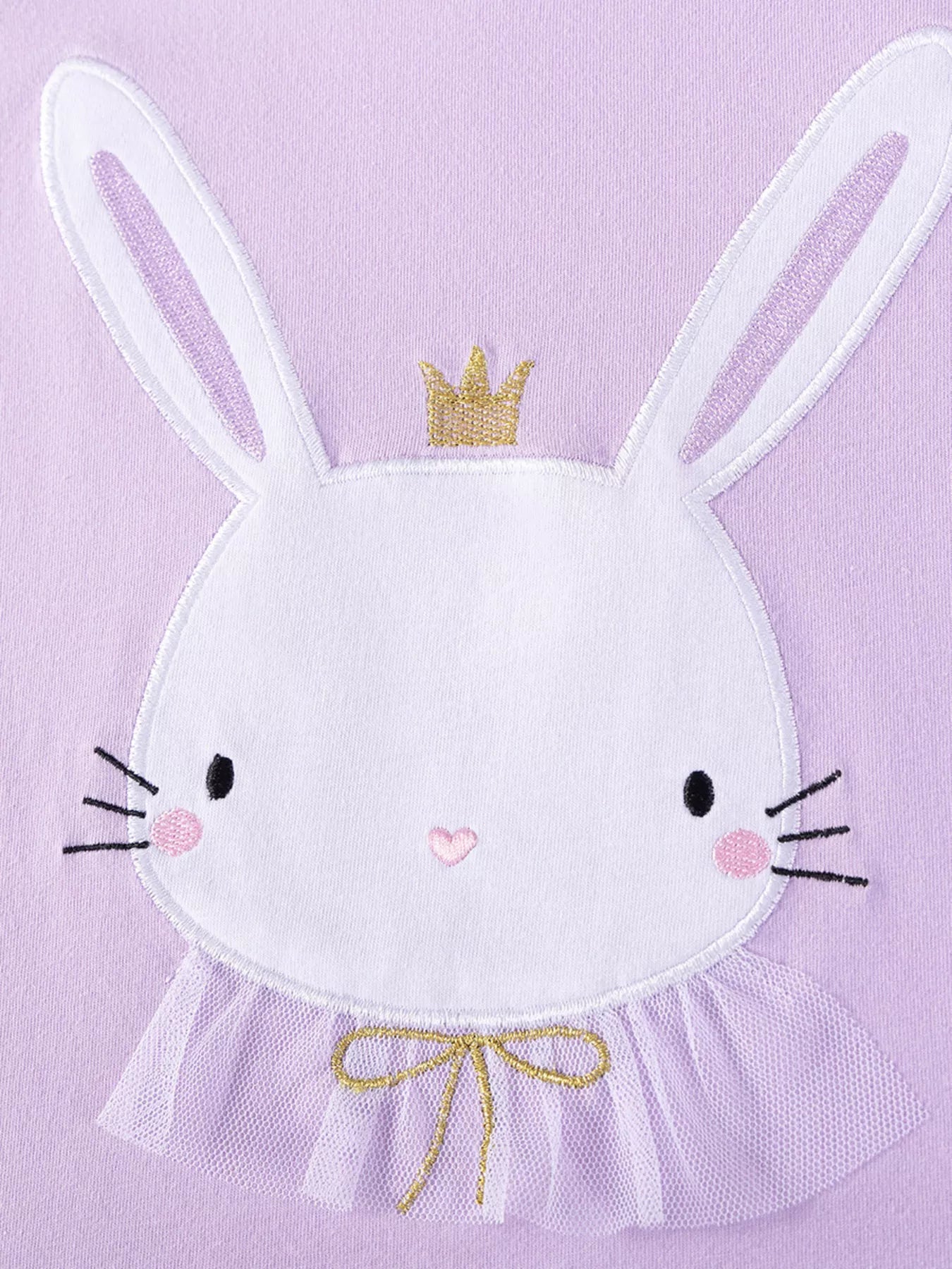 Children's Bunny Graphic Short Sleeve T-Shirt