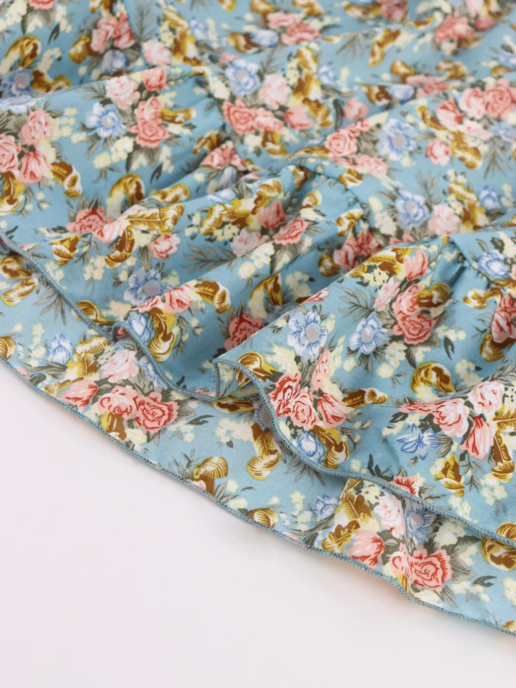 Floral Print Halter Neck Mini Dress