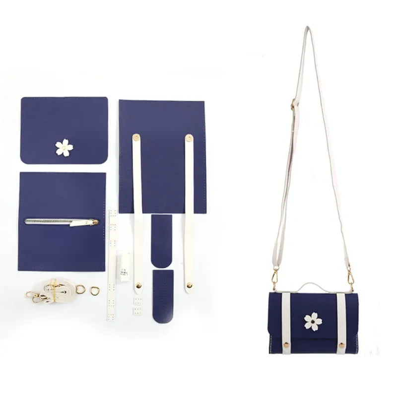 👜✨ DIY Sewing Kit — Handmade British Cambridge Women's Shoulder Bag ✨🧵