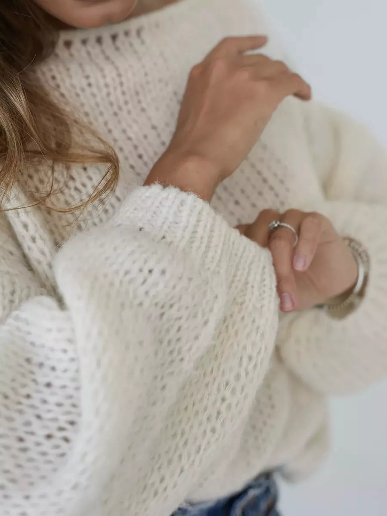 Chunky Knit Boat Neck Sweater