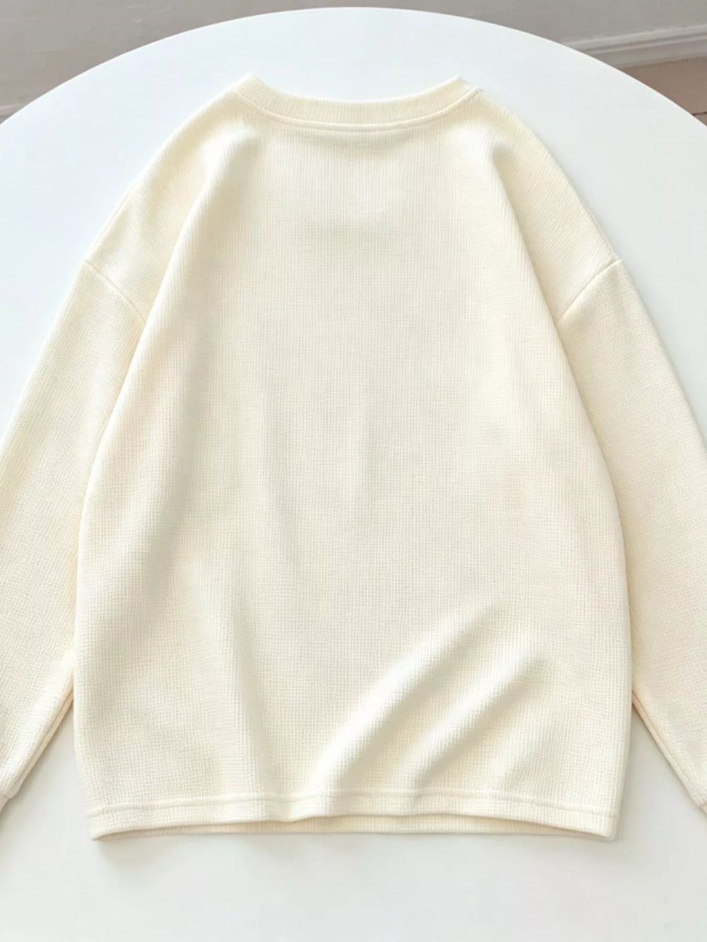 Crew Neck Long Sleeve Sweatshirt