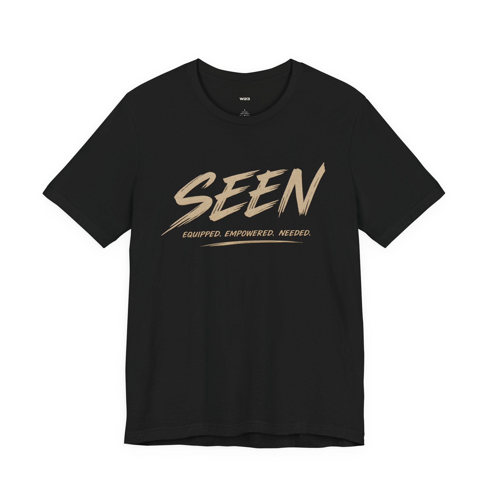 SEEN. Graphic Tee — Seen. Equipped. Empowered. Needed. | Faith Identity T-Shirt