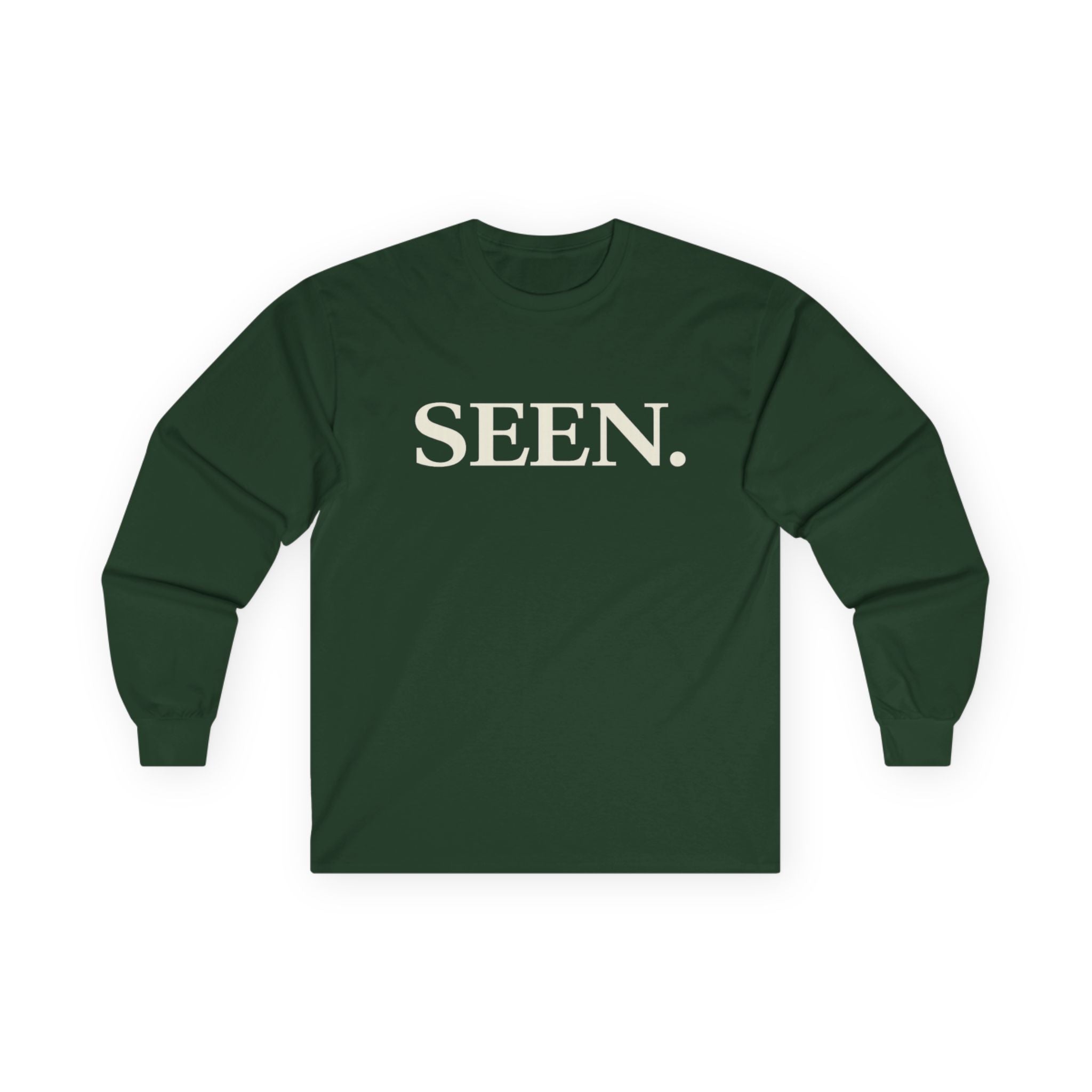 SEEN. Long Sleeve Tee – Minimalist Premium Inspirational Identity Apparel