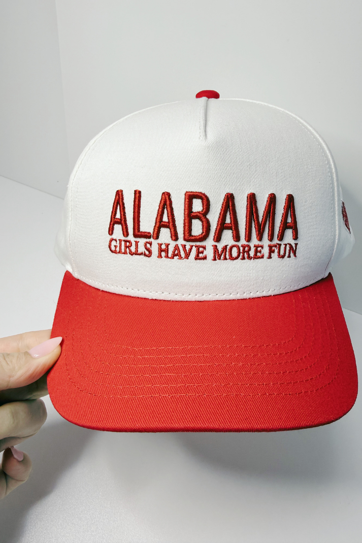 TRR - Cotton Structured Hat - ALABAMA Girls Have More fun