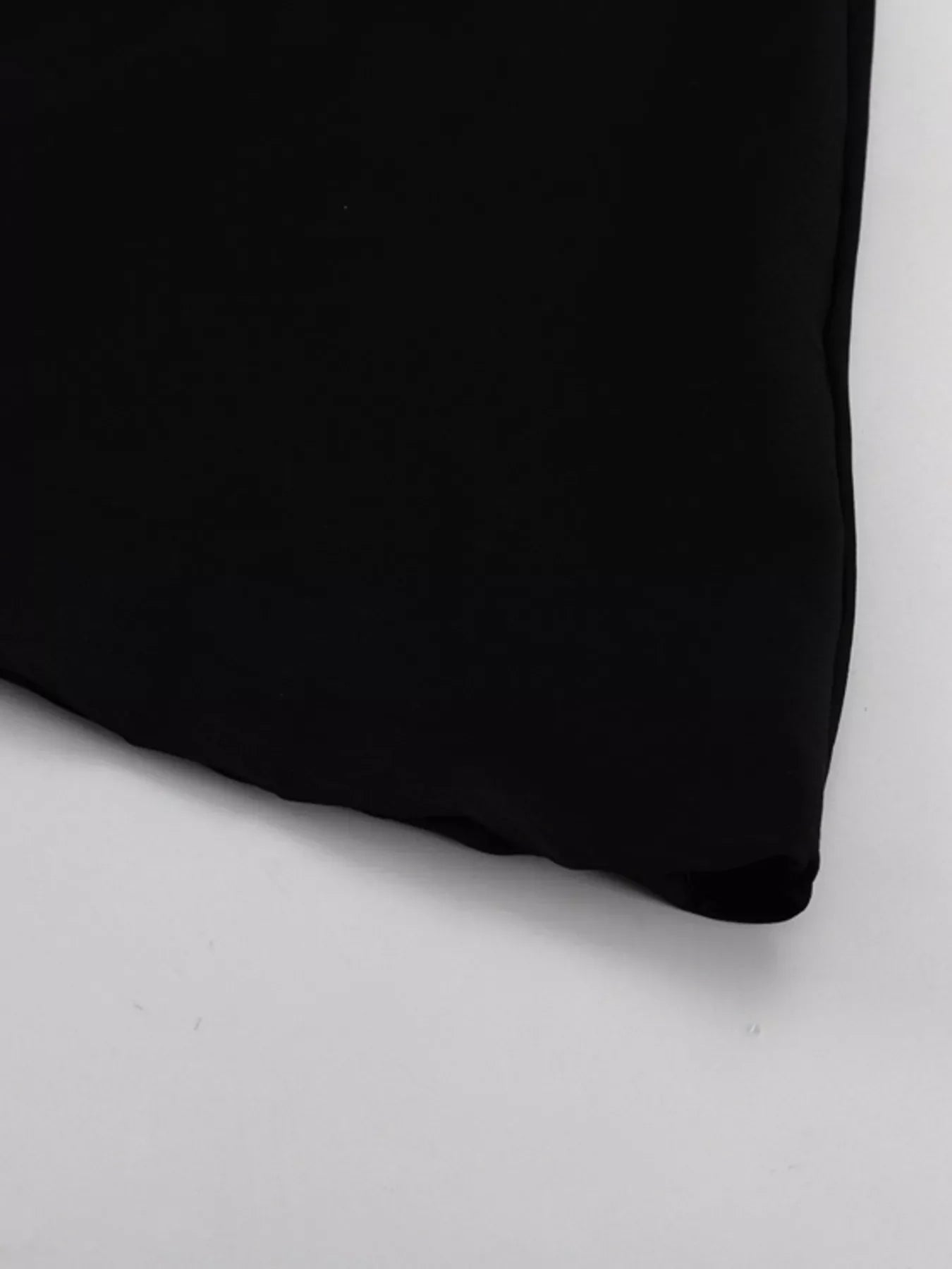 Puff Sleeve Contrast Collar Dress