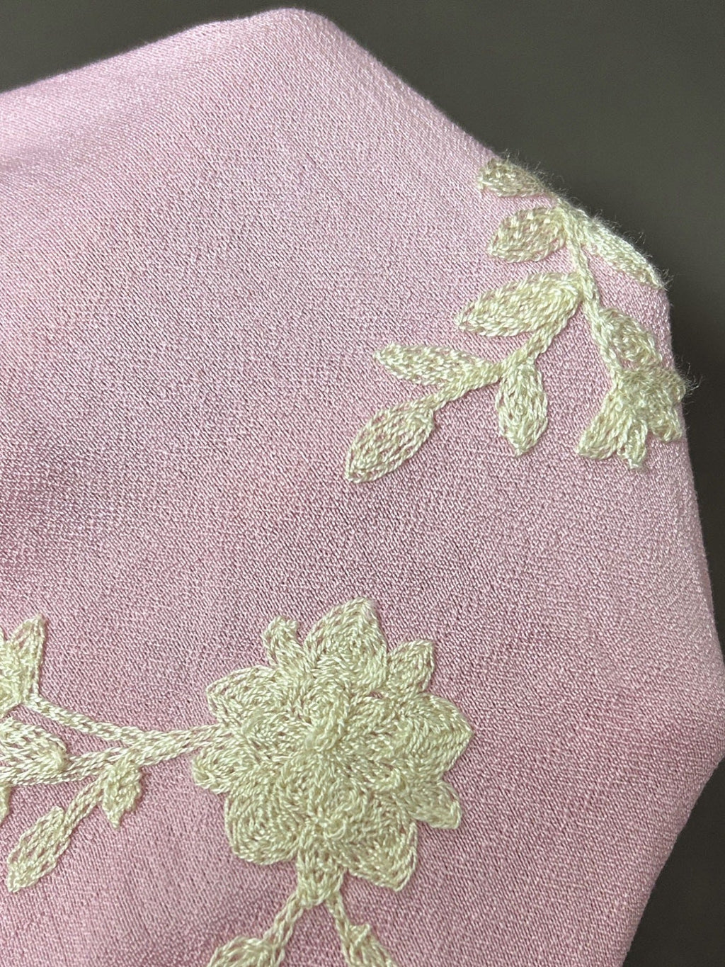 Floral Embroidered Button Down Shirt