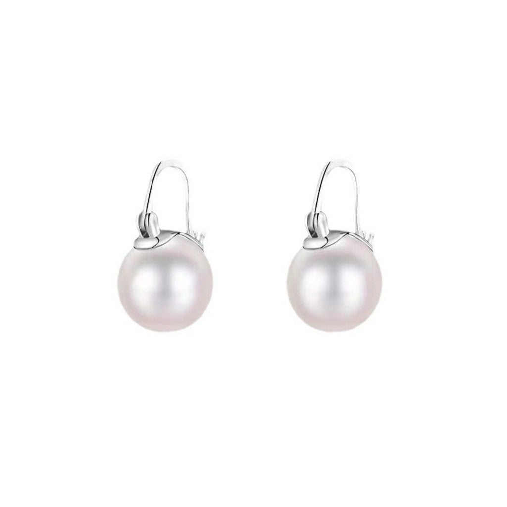 18K Gold-Plated Pearl Earrings