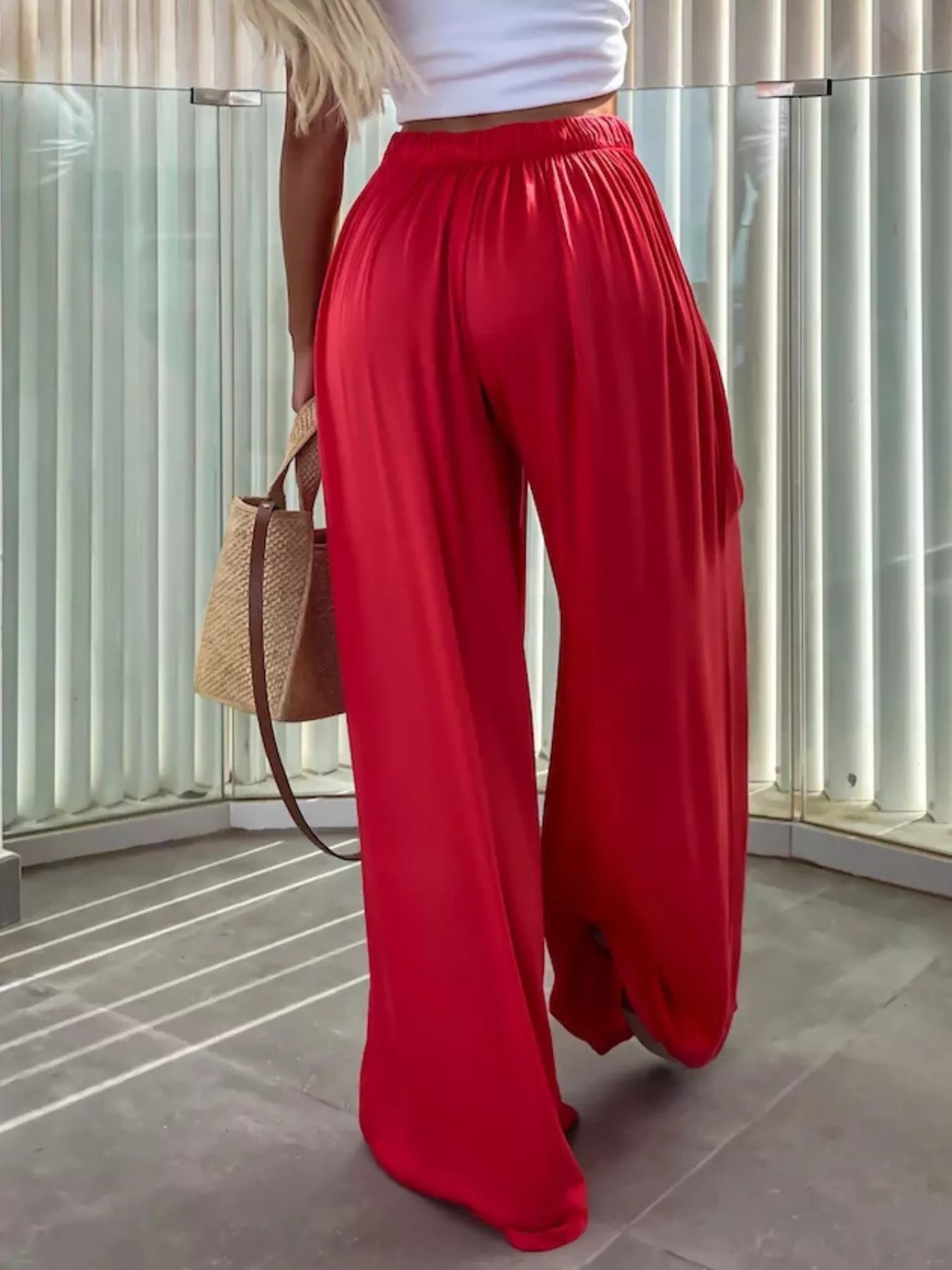 Wide-Leg Flowy Pants