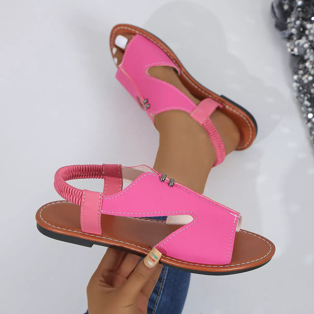 Open Toe Flats Sandals