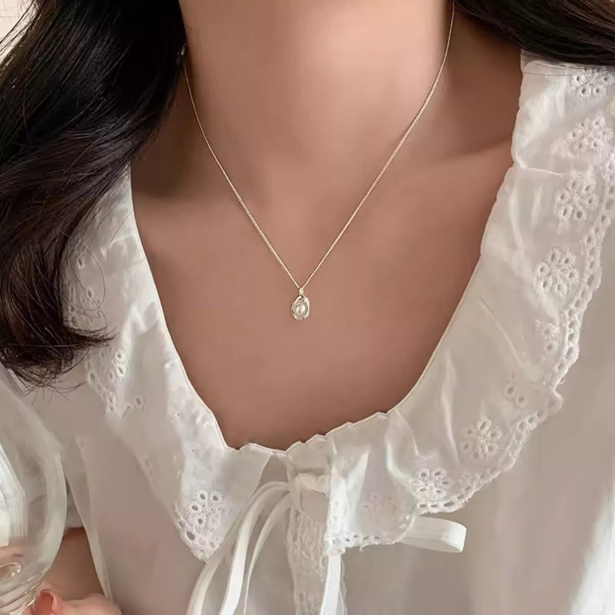 Pearl 925 Sterling Silver Necklace