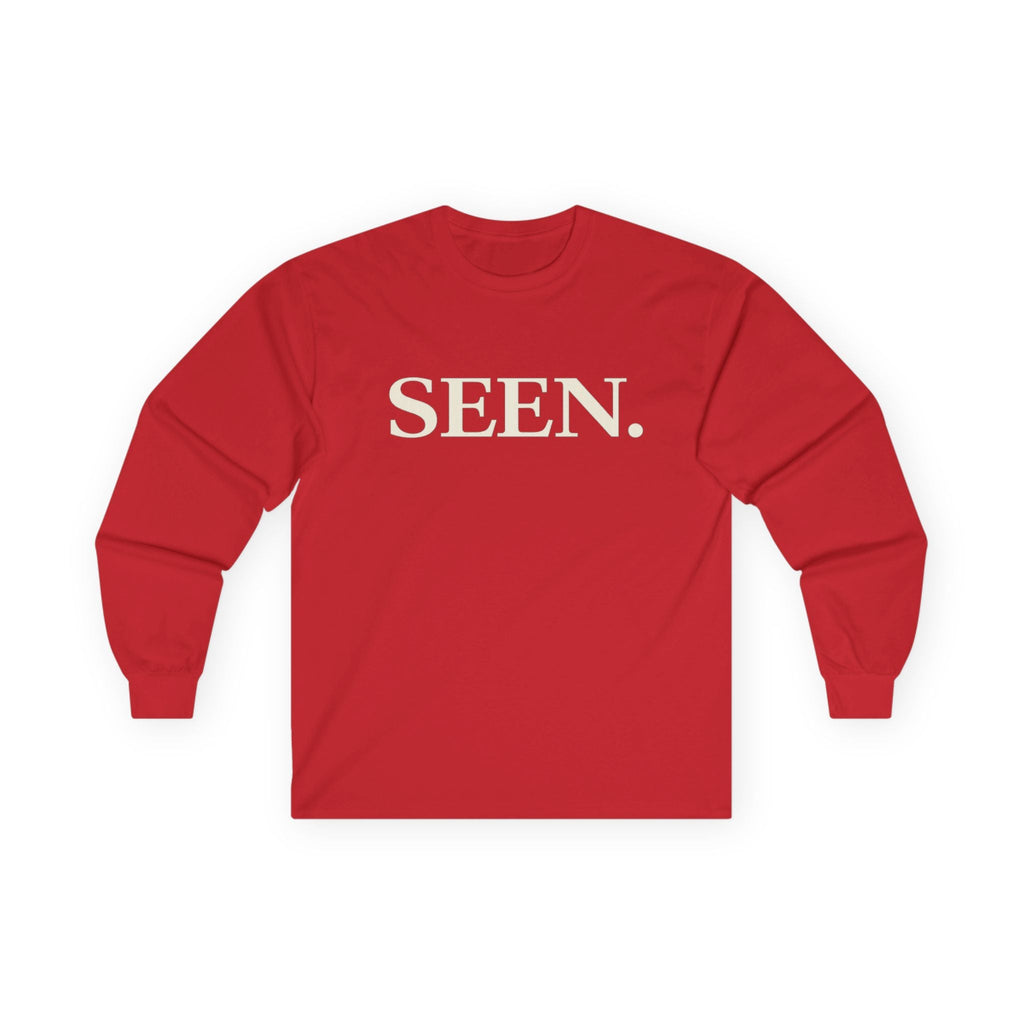 SEEN. Long Sleeve Tee – Minimalist Premium Inspirational Identity Apparel