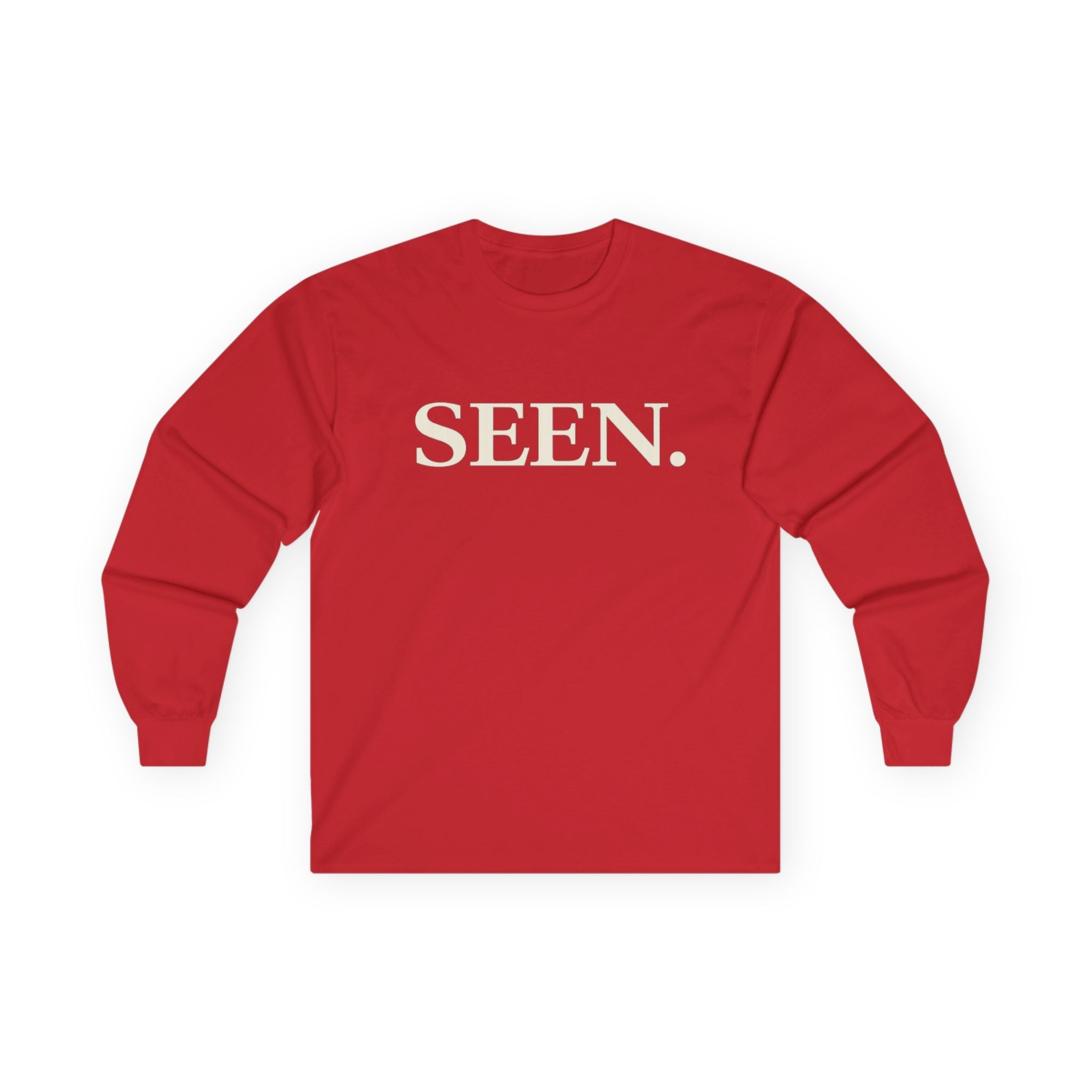 SEEN. Long Sleeve Tee – Minimalist Premium Inspirational Identity Apparel