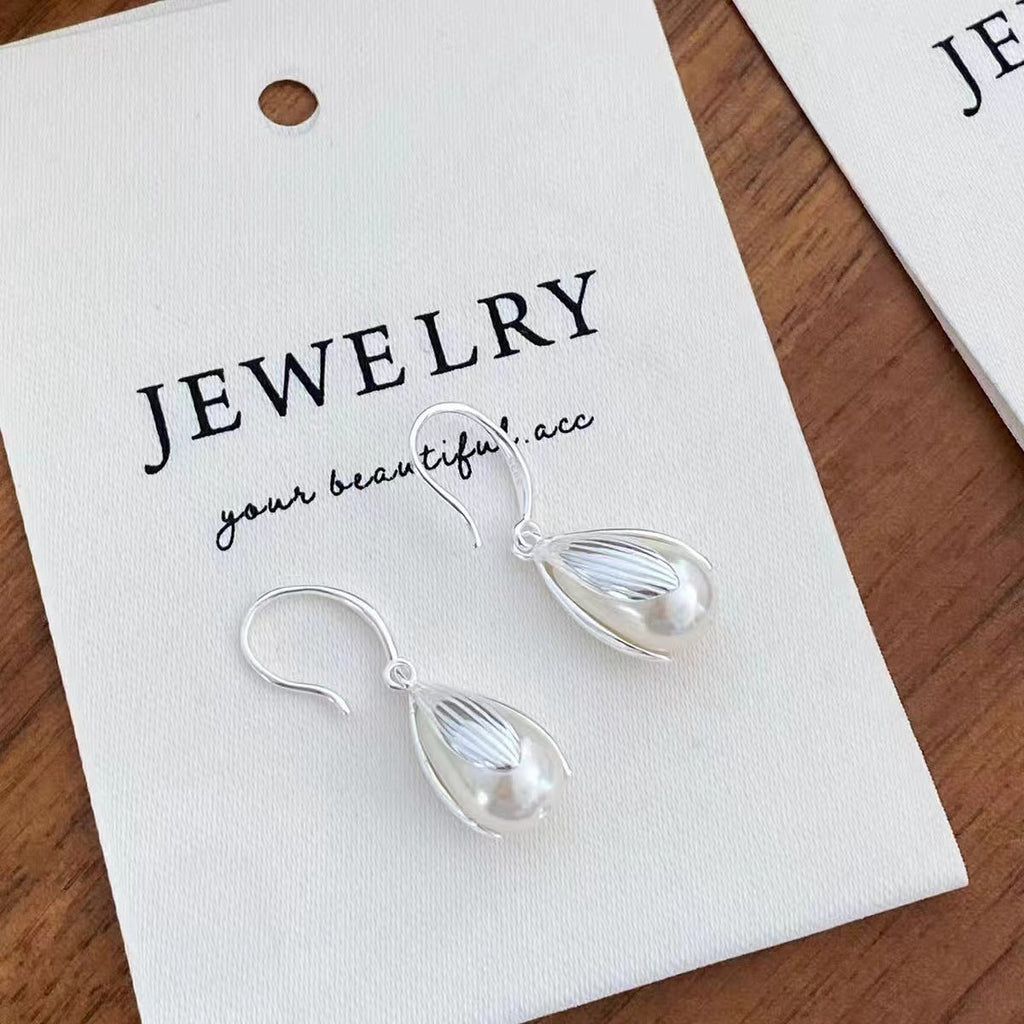 925 Sterling Silver Drop Earrings