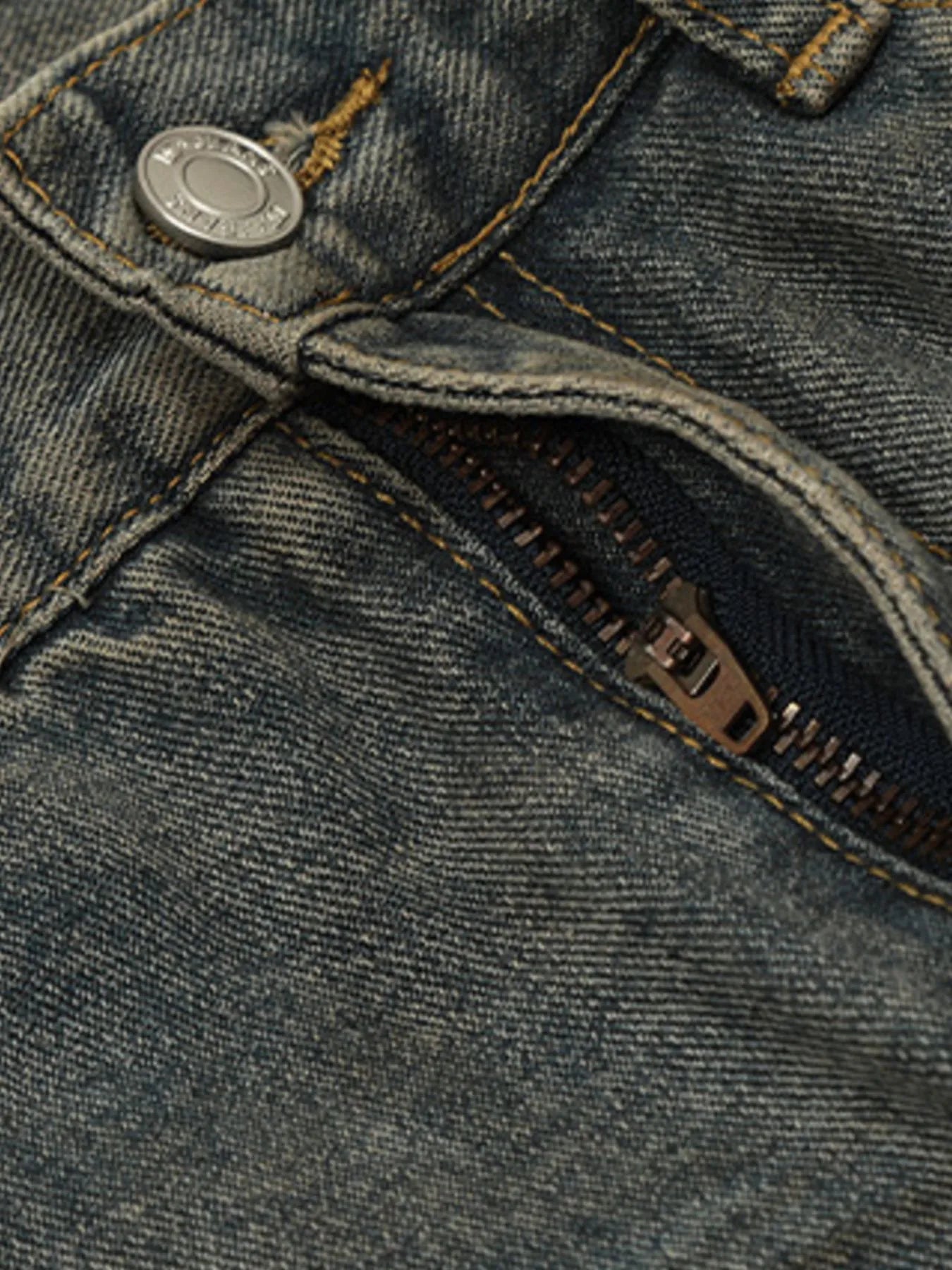 Men's Washed Loose Fit Jeans