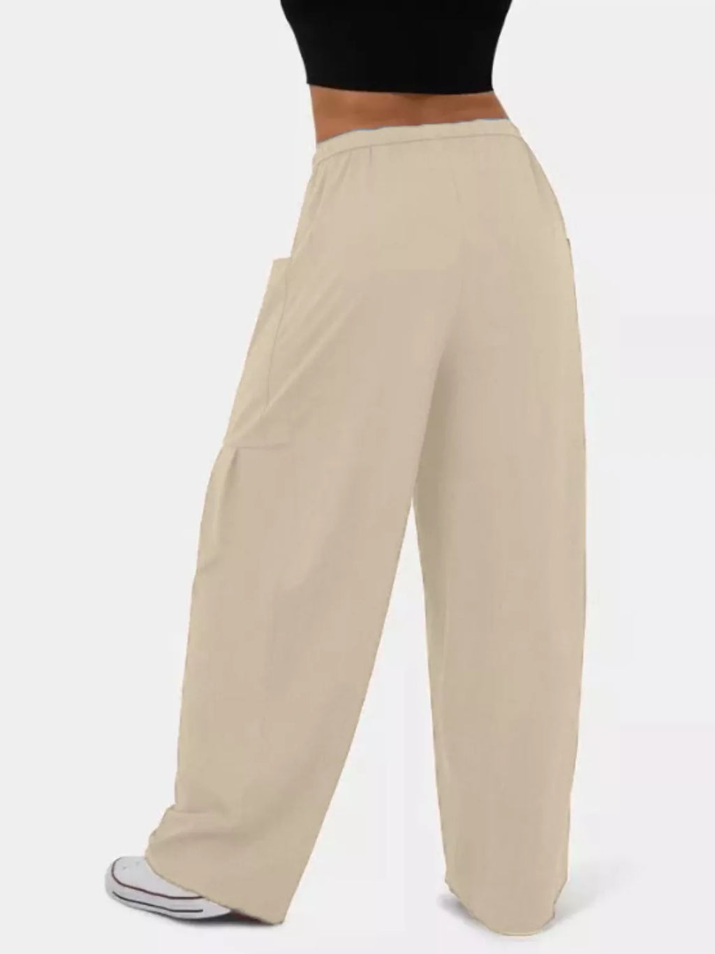 Relaxed Fit Drawstring Pants