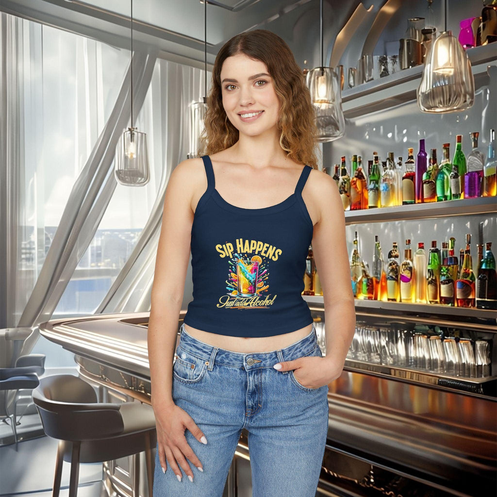 Playful & Stylish Womens Spaghetti Strap Tank Top