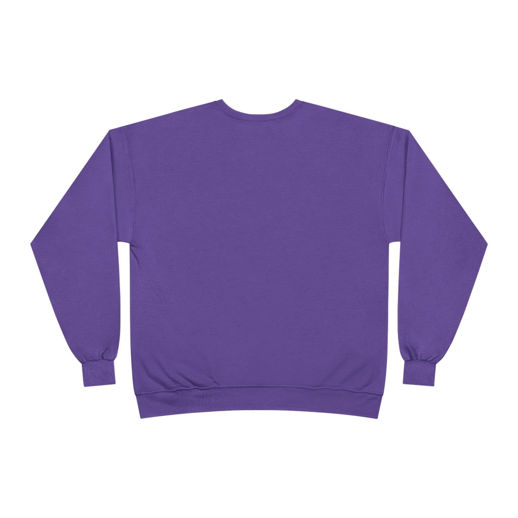 Jesus Crown Crewneck Sweatshirt — Gold Script Inspirational Pullover