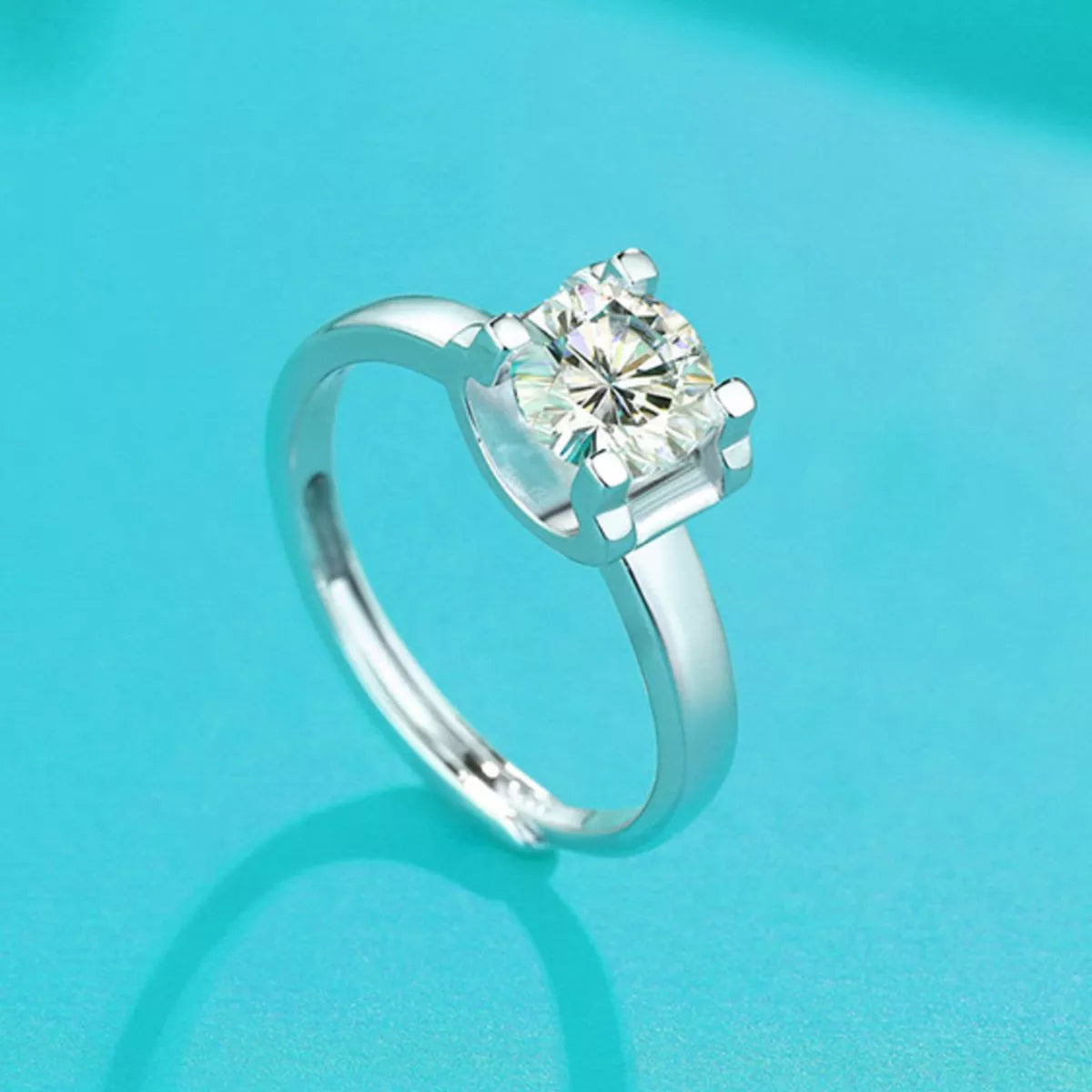 5 Carat Moissanite 925 Sterling Silver Ring