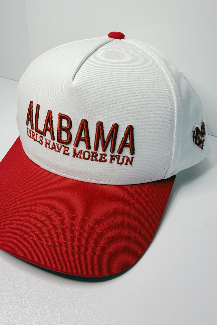 TRR - Cotton Structured Hat - ALABAMA Girls Have More fun