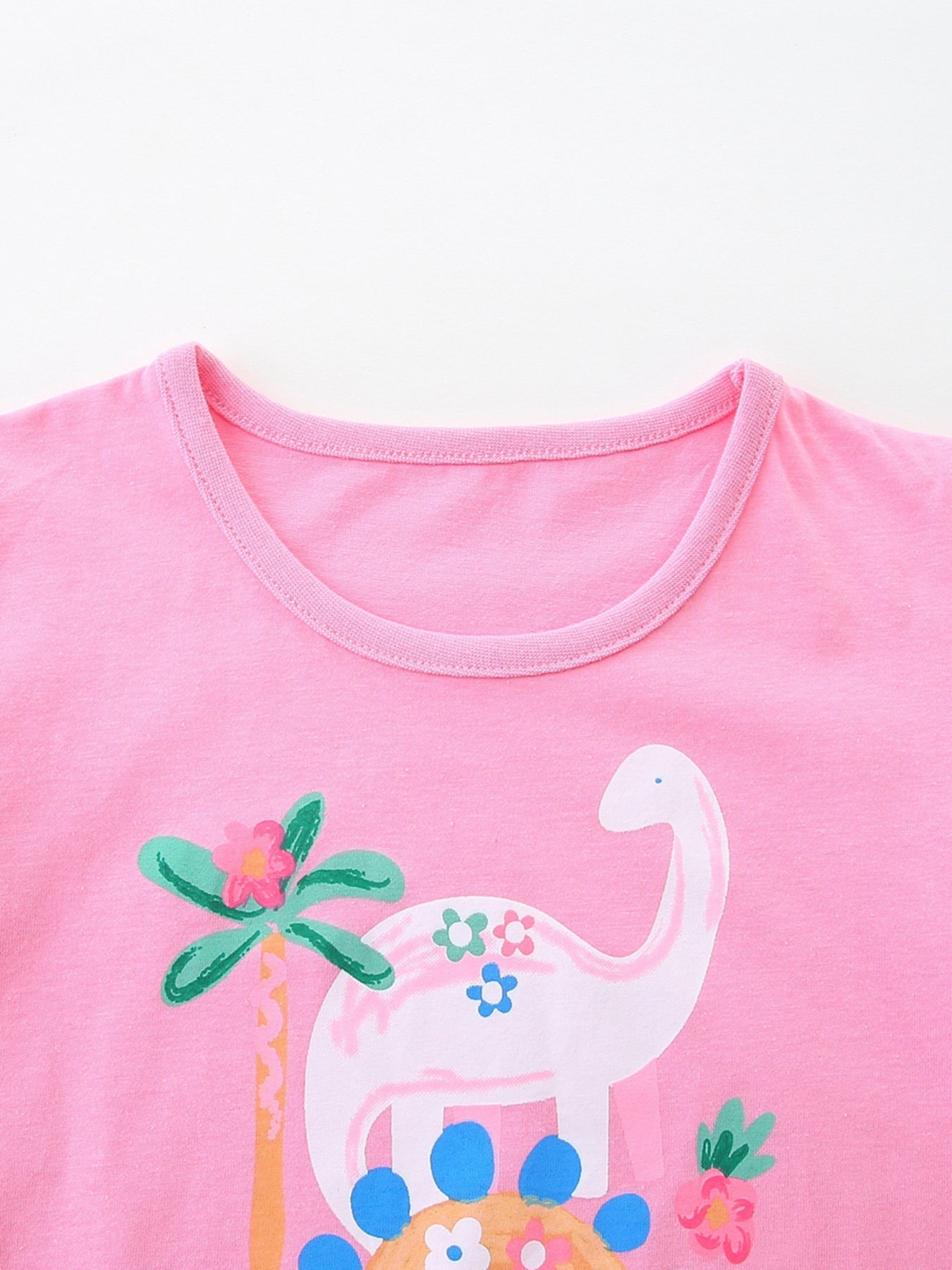 Children's Dinosaur Print Short Sleeve T-Shirt