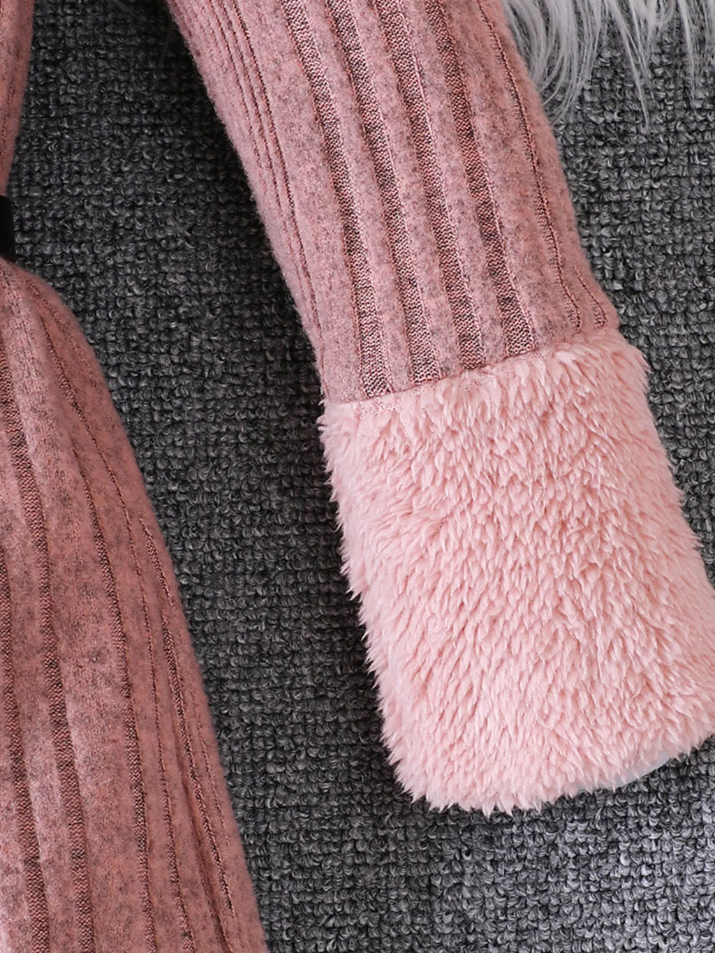 Children's Ribbed Knit Long Sleeve Dress