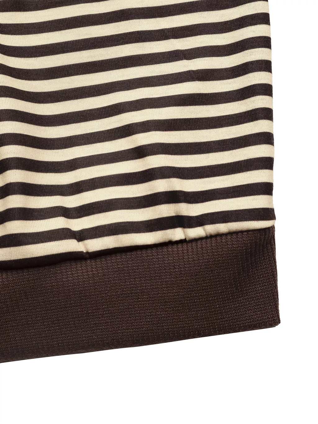 Striped Single Shoulder T-Shirt