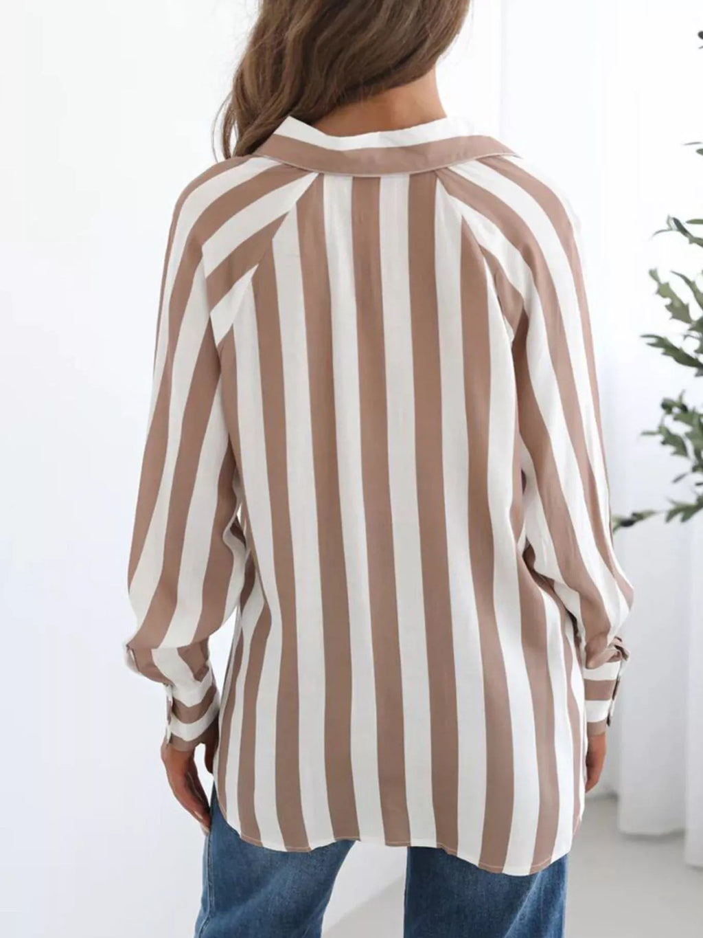 Striped Button-Down Shirt