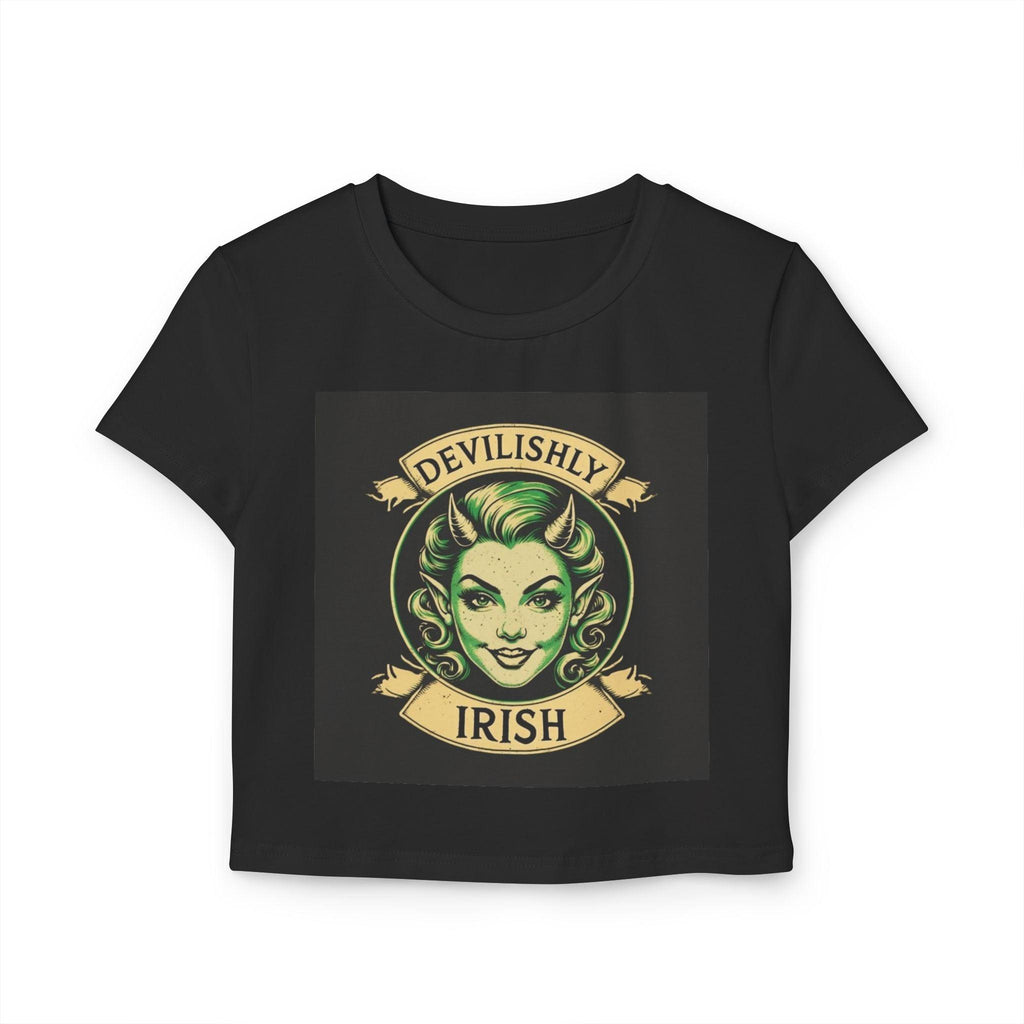 St Patricks Day Baby Tee Devilishly Irish