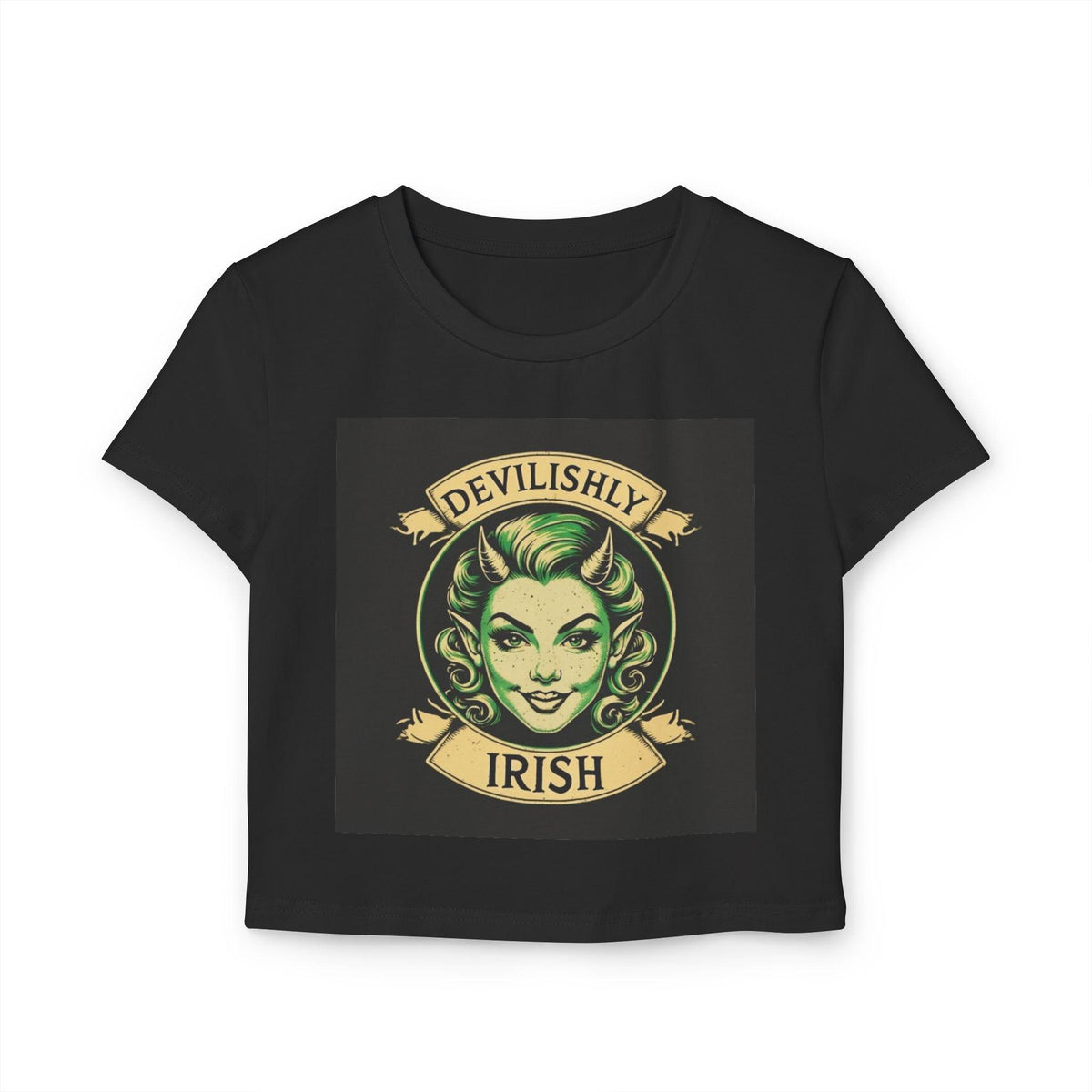 St Patricks Day Baby Tee Devilishly Irish