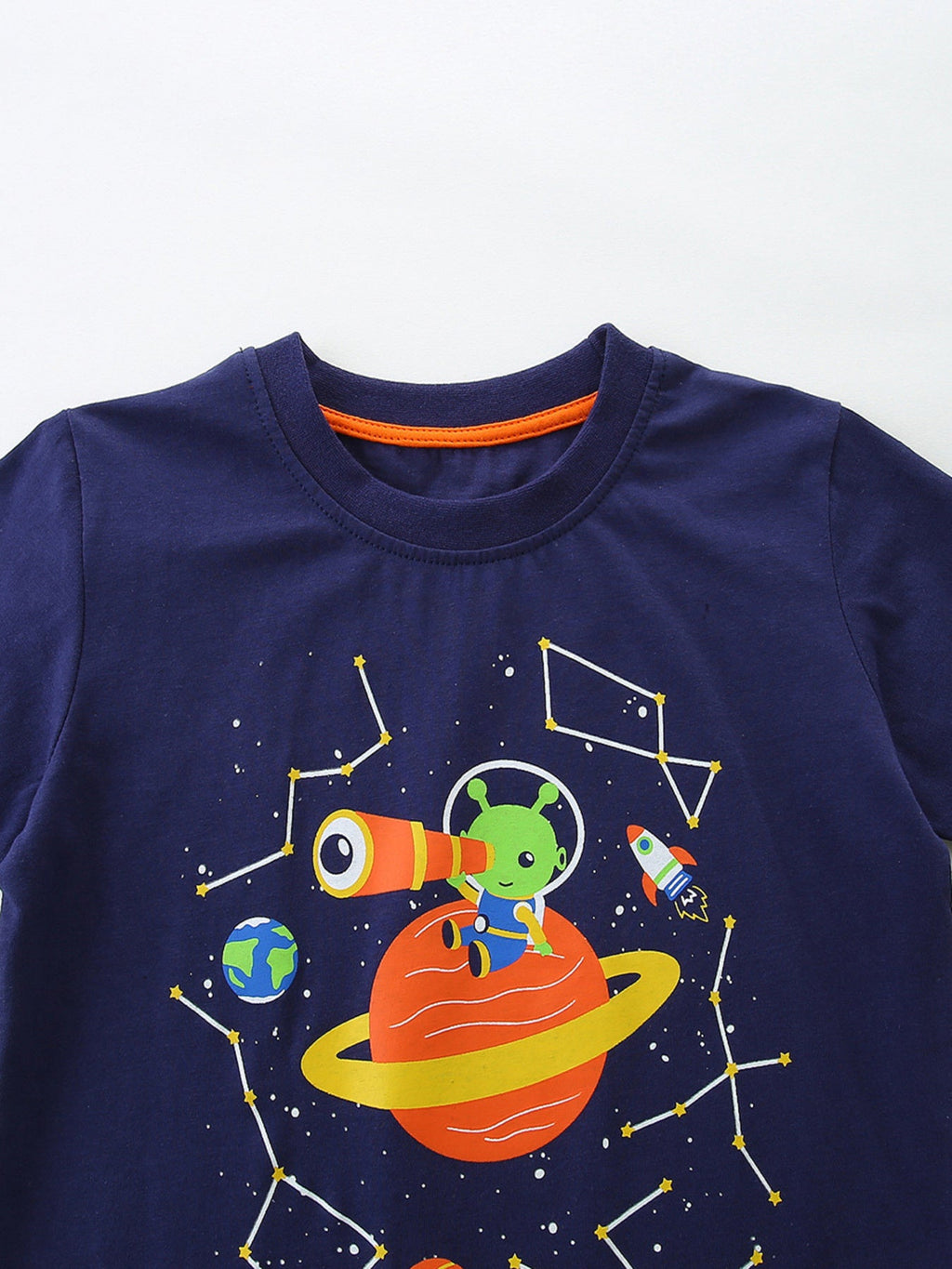 Children's Astronaut Graphic Tee & Shorts Set