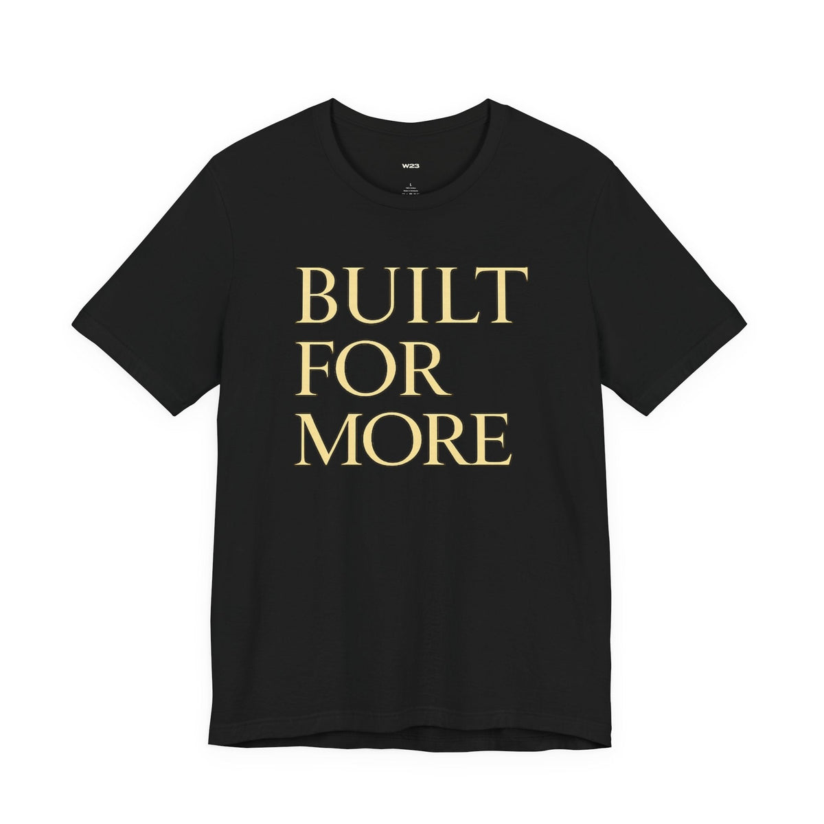 Built For More — Faith Identity Graphic Tee | Black
