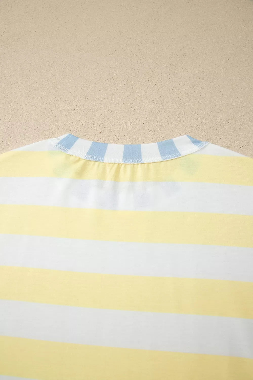 Striped Casual Half Sleeve Top