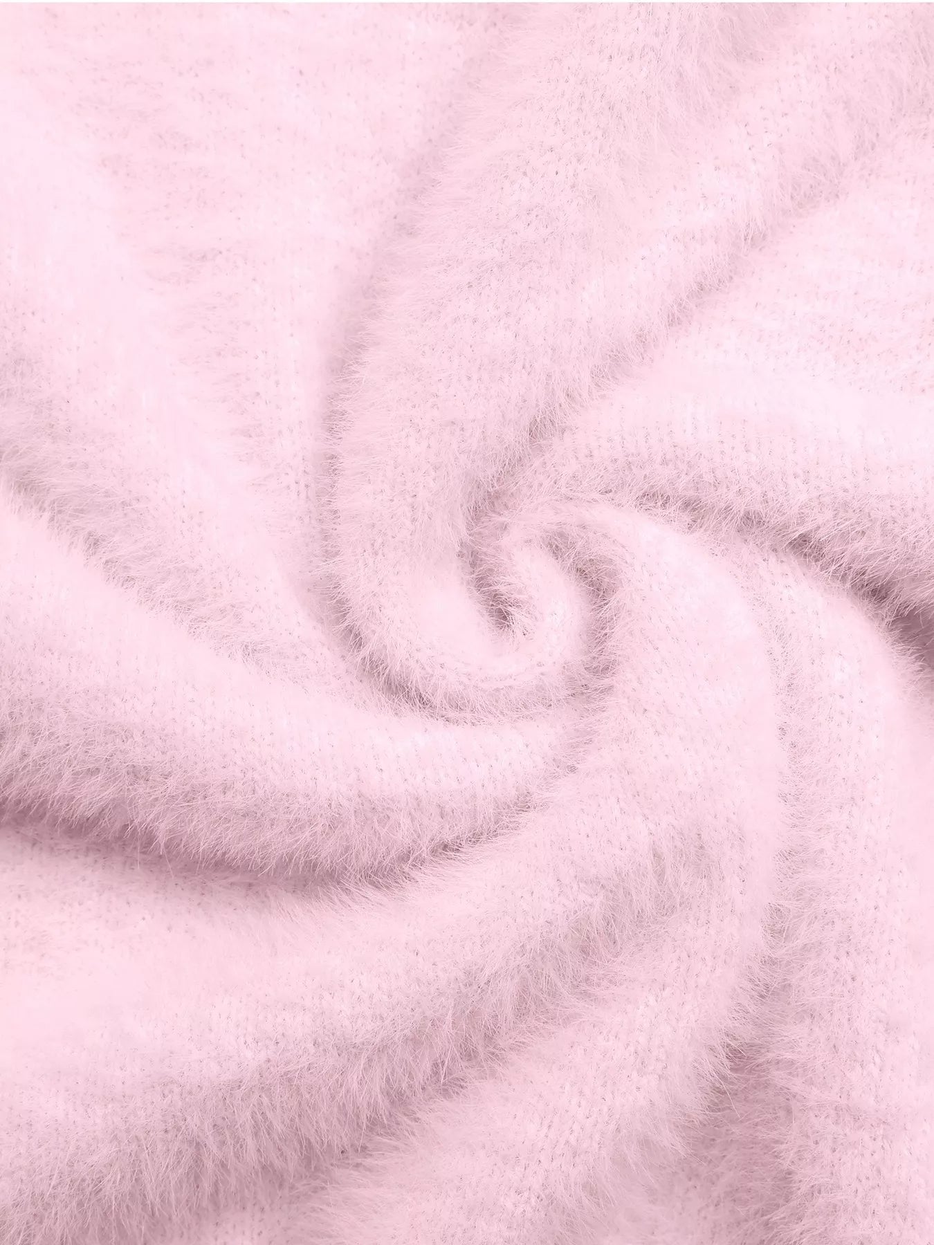 Fluffy Long Sleeve Sweater