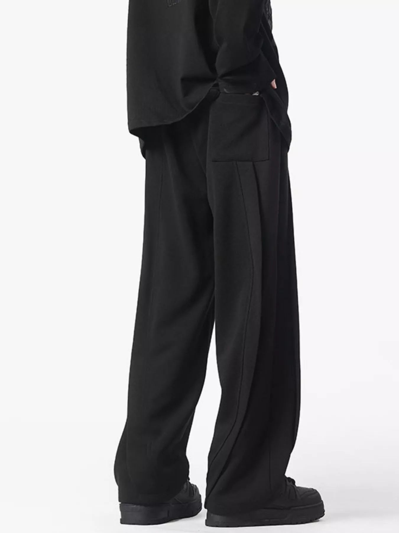 Men's Full Size Drawstring Wide Leg Pants Plus Size