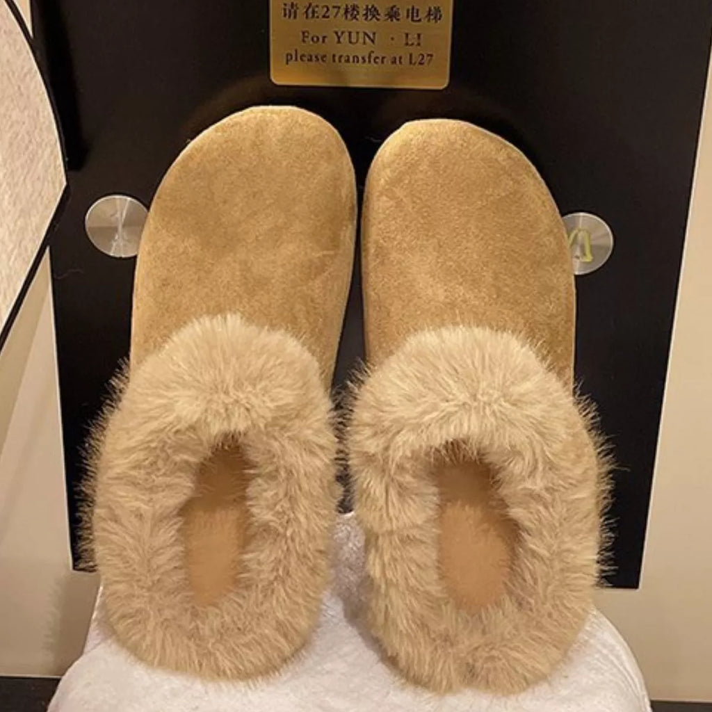 Fuzzy Plush Warm Indoor Slippers