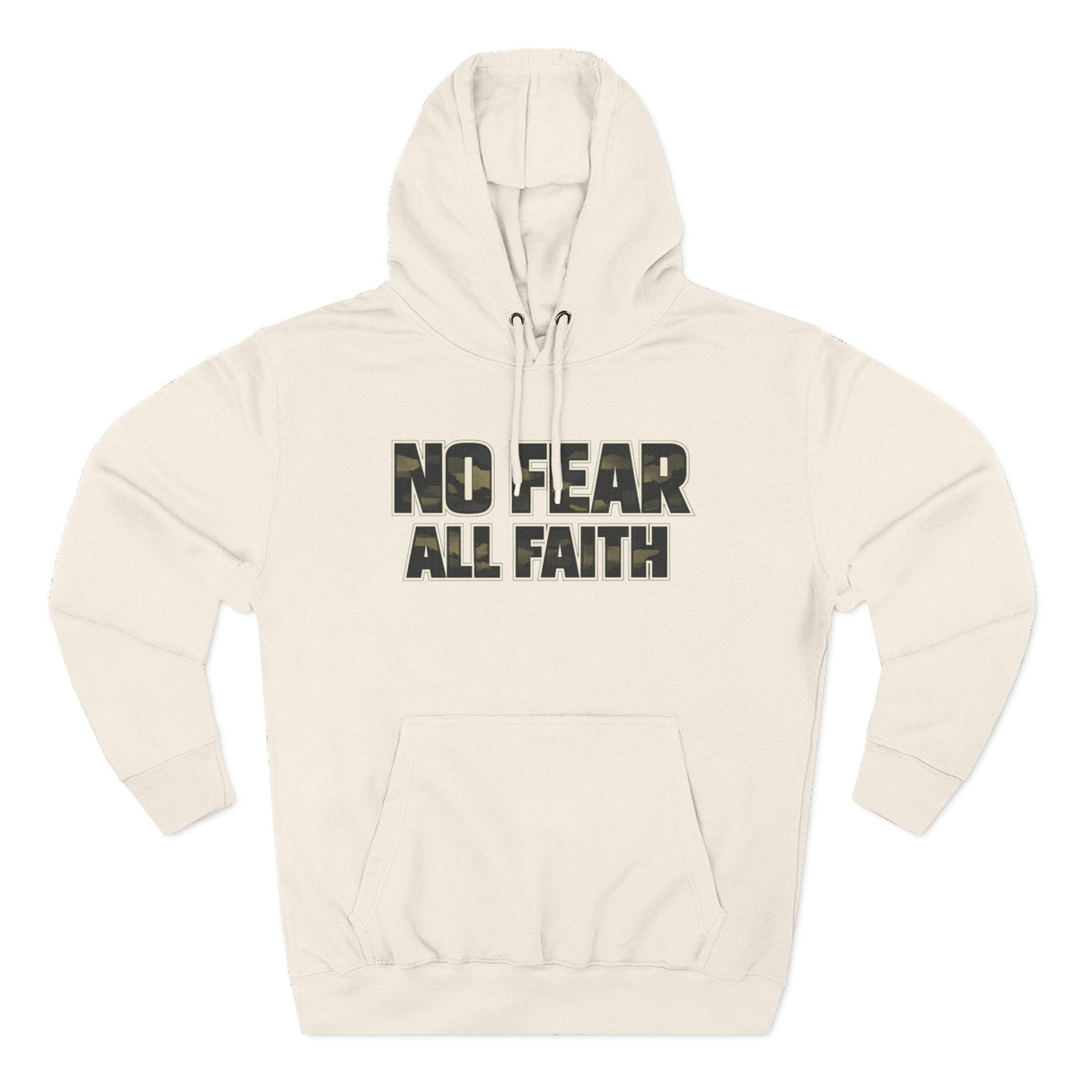 No Fear All Faith Hoodie — 2 Timothy 1:7 Inspirational Pullover