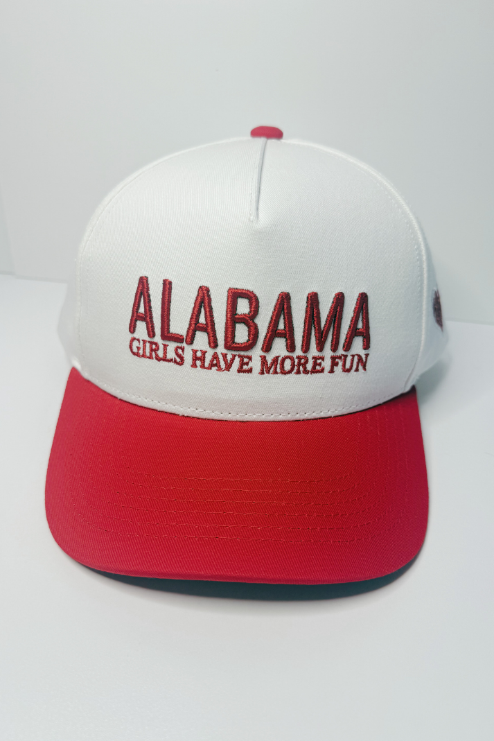 TRR - Cotton Structured Hat - ALABAMA Girls Have More fun
