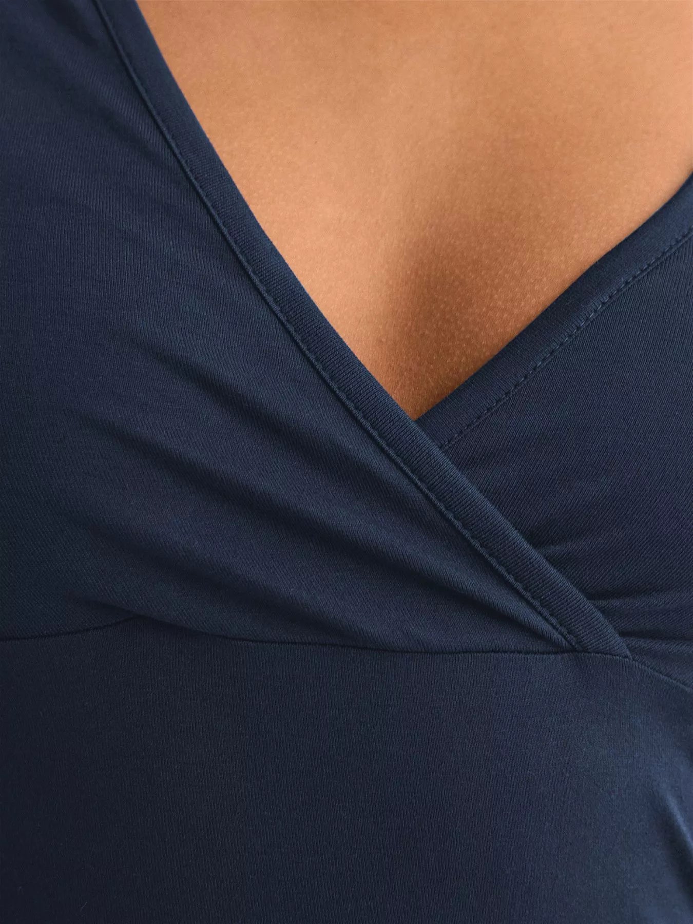 Elegant Wrap V-Neck Slim Fit T-Shirt
