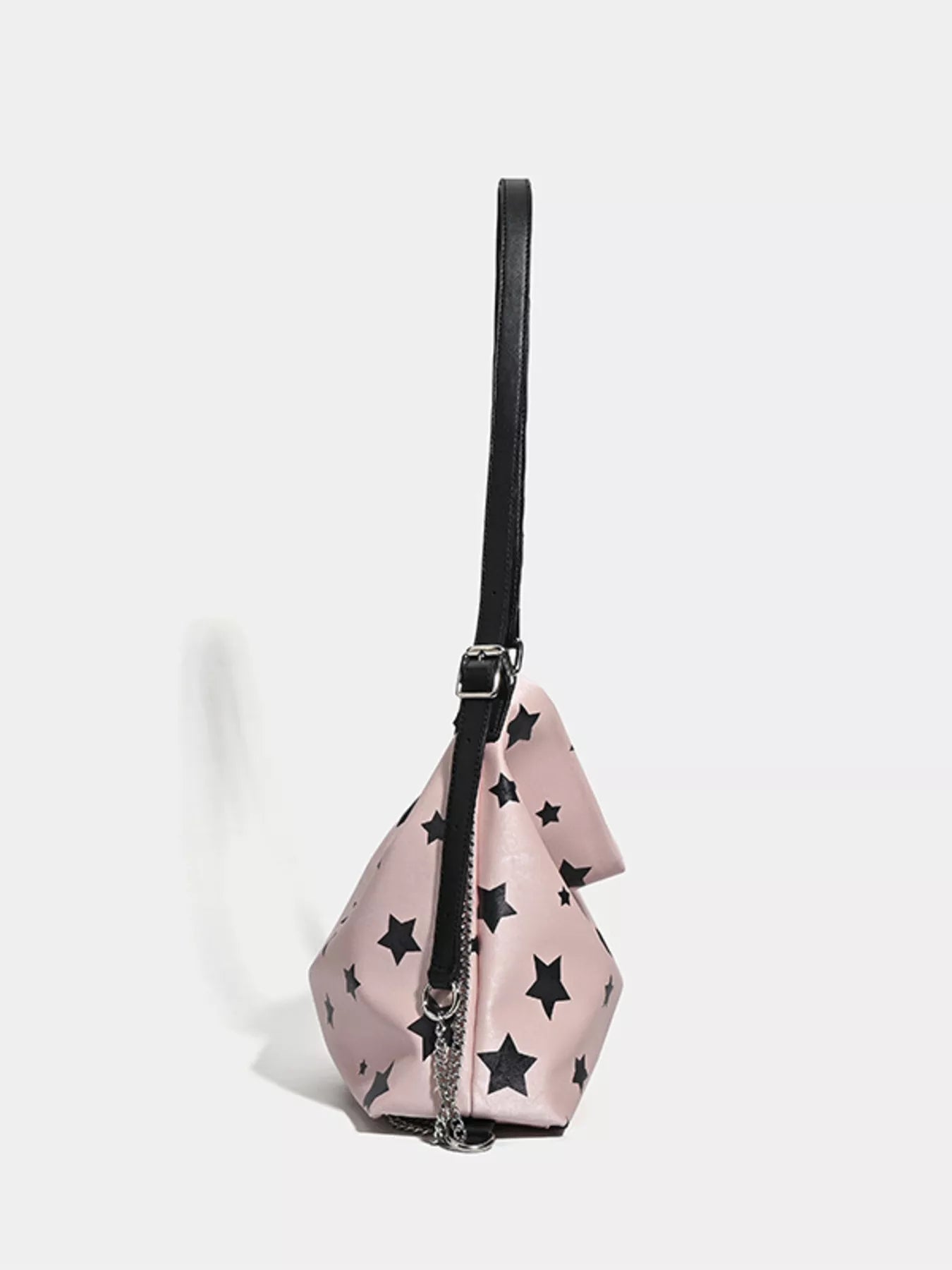 Star Print Chain Shoulder Bag