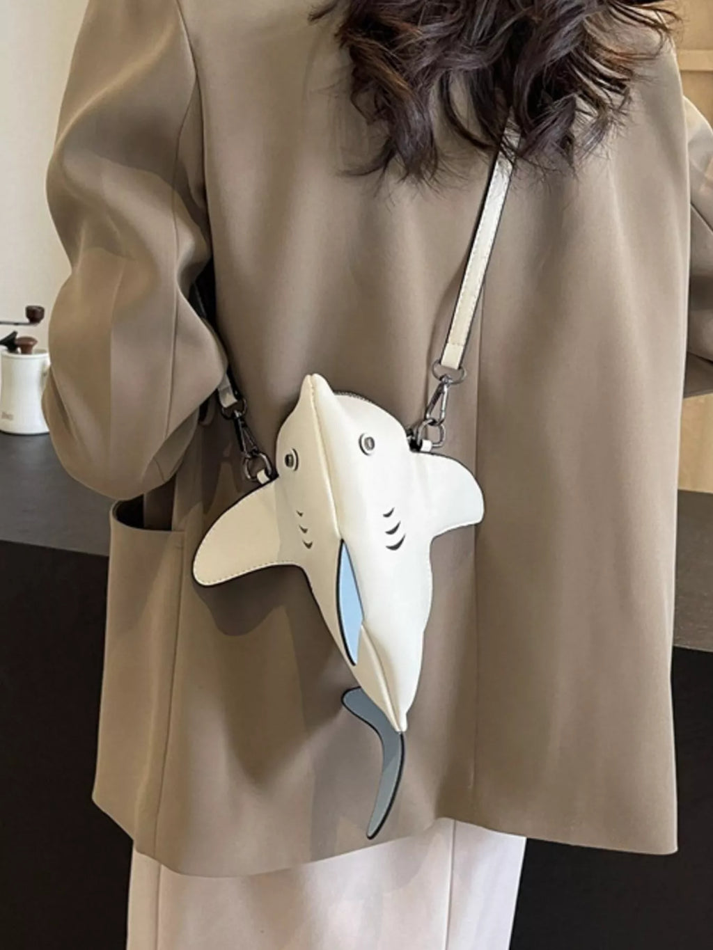 Shark Design Crossbody Bag