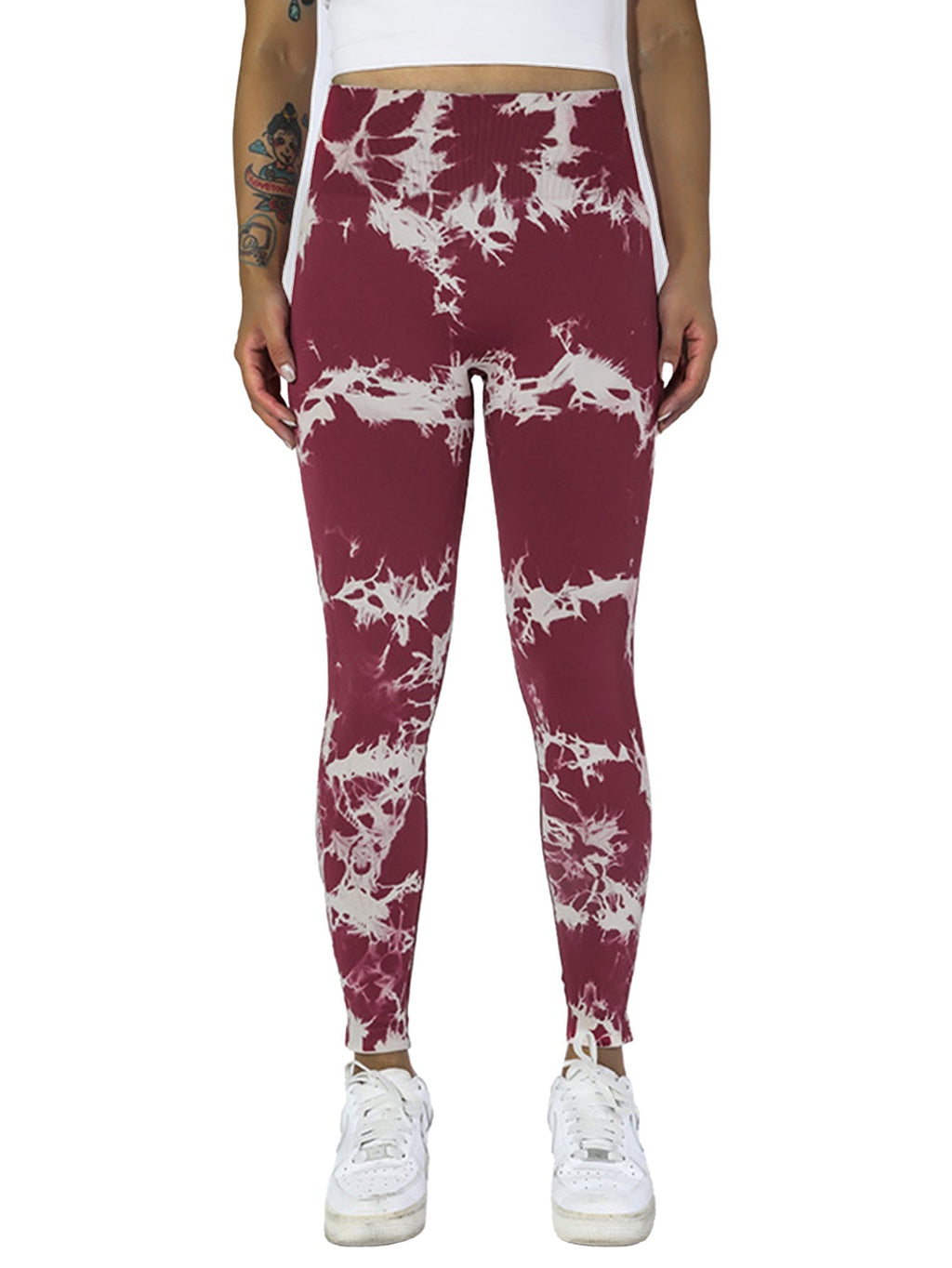 5-Pack Tie Dye Cut-Out Leggings