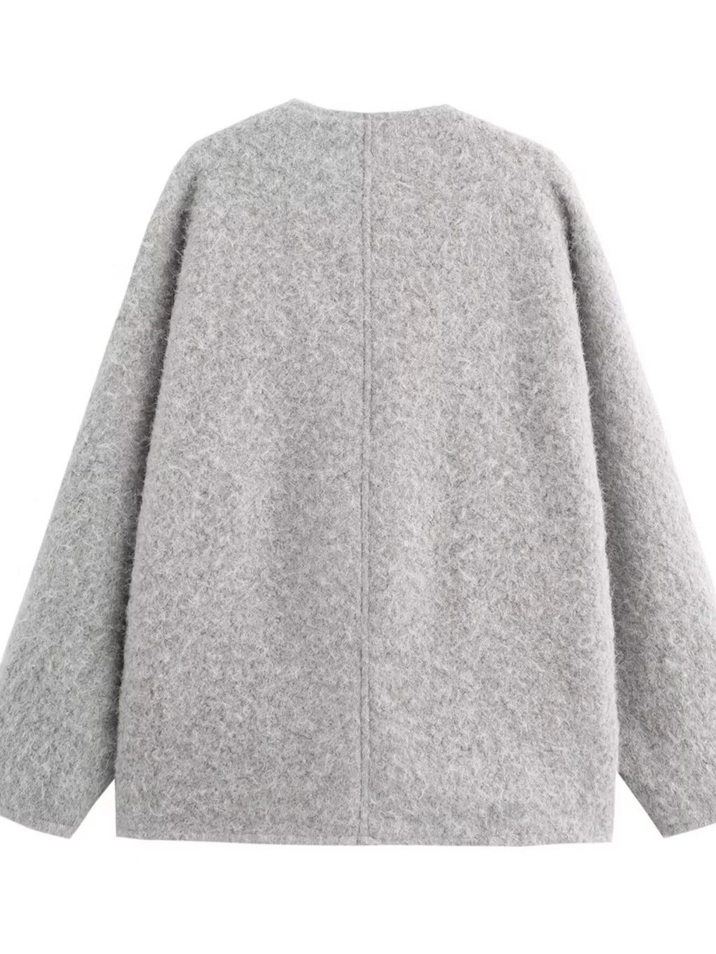 Textured Knit Tie-Front Outerwear