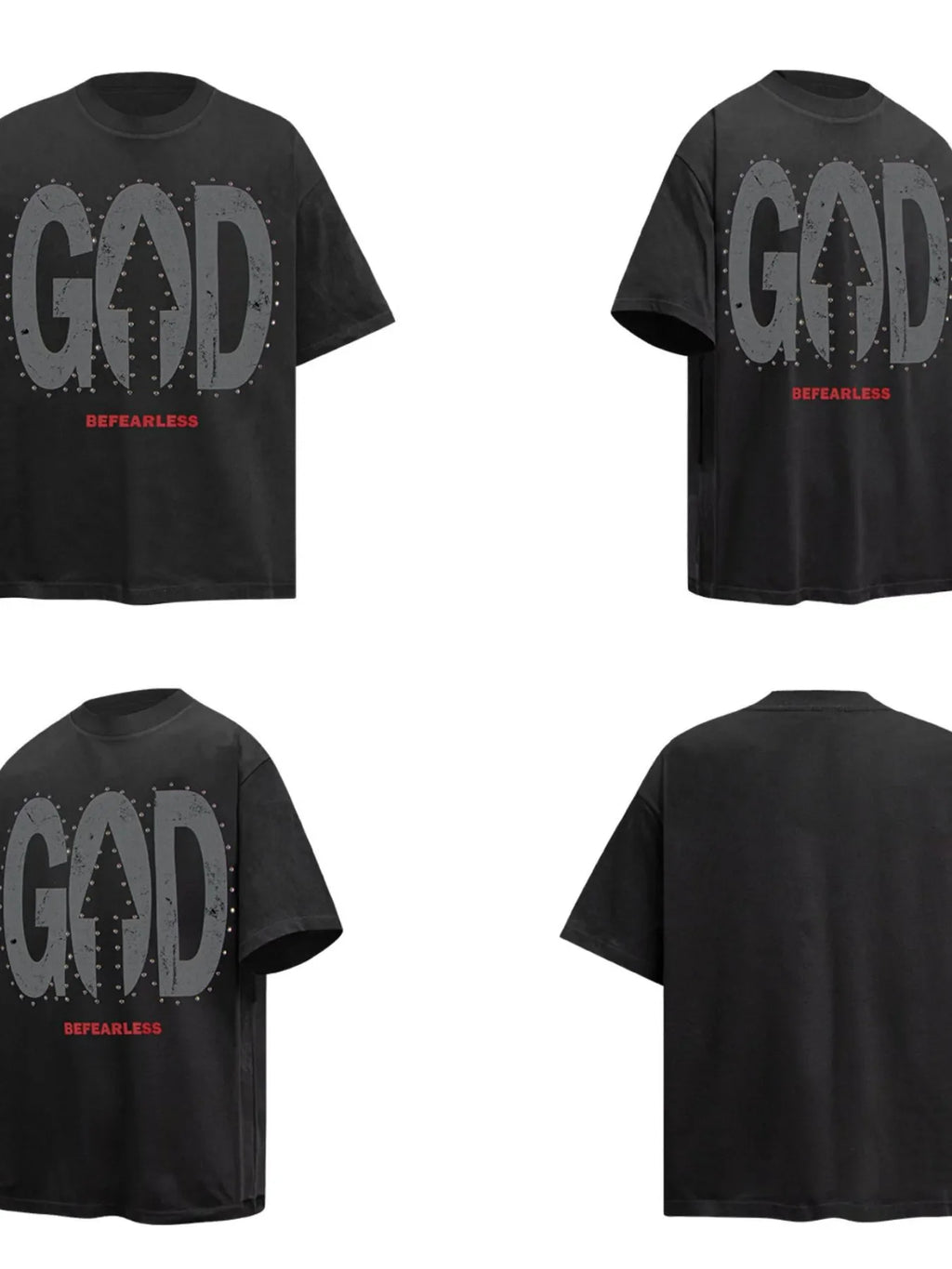 Men's Oversized Letter Graphic T-Shirt
